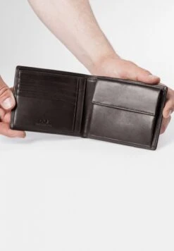 BÖRSE KJETIL - Geldbörse - Ebony