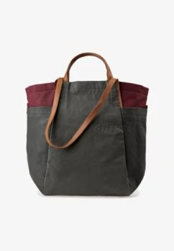 SHOPPER TAKAMATSU - Shopping Bag - Grey Volcanic Ash Cabernet -Aunts & Uncles cf18de388da74782b29d9f6f6ca7d5d2